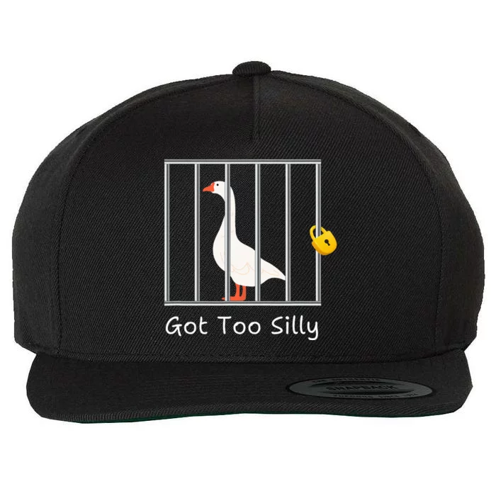 Got Too Silly Women Silly Goose Wool Snapback Cap