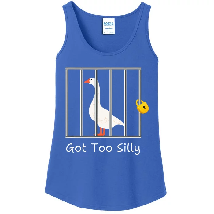 Got Too Silly Women Silly Goose Ladies Essential Tank