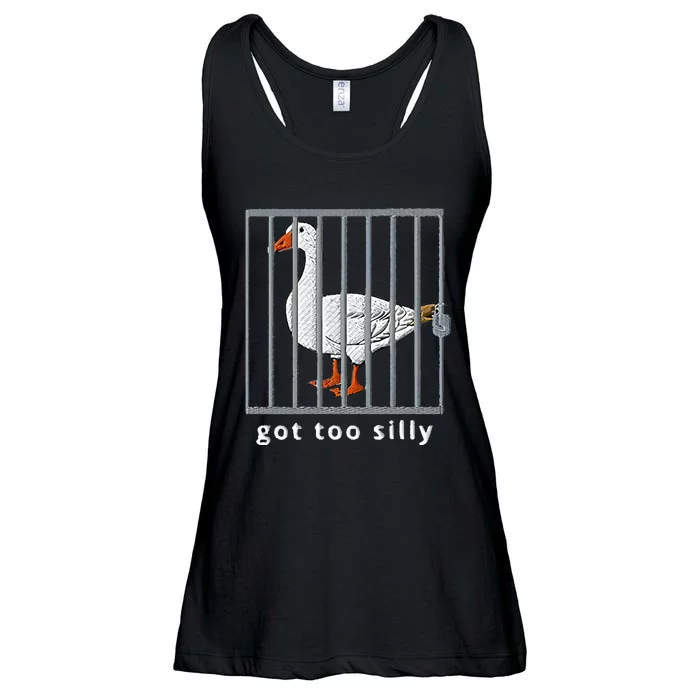 Got Too Silly Goose Ladies Essential Flowy Tank