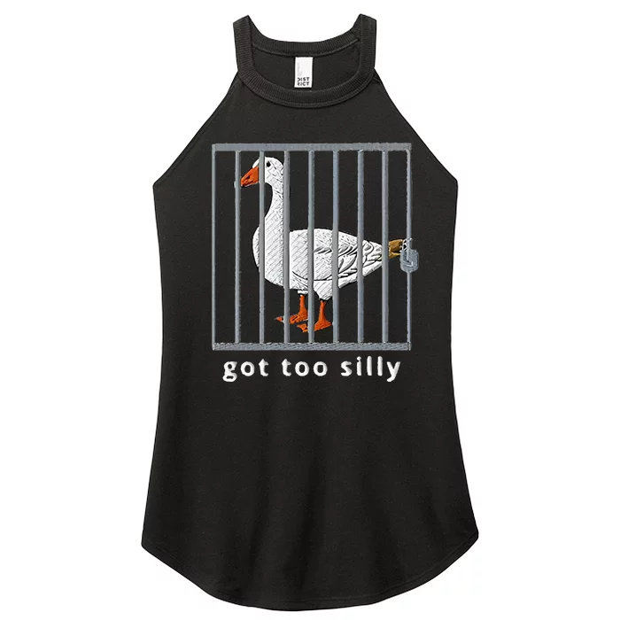 Got Too Silly Goose Women’s Perfect Tri Rocker Tank