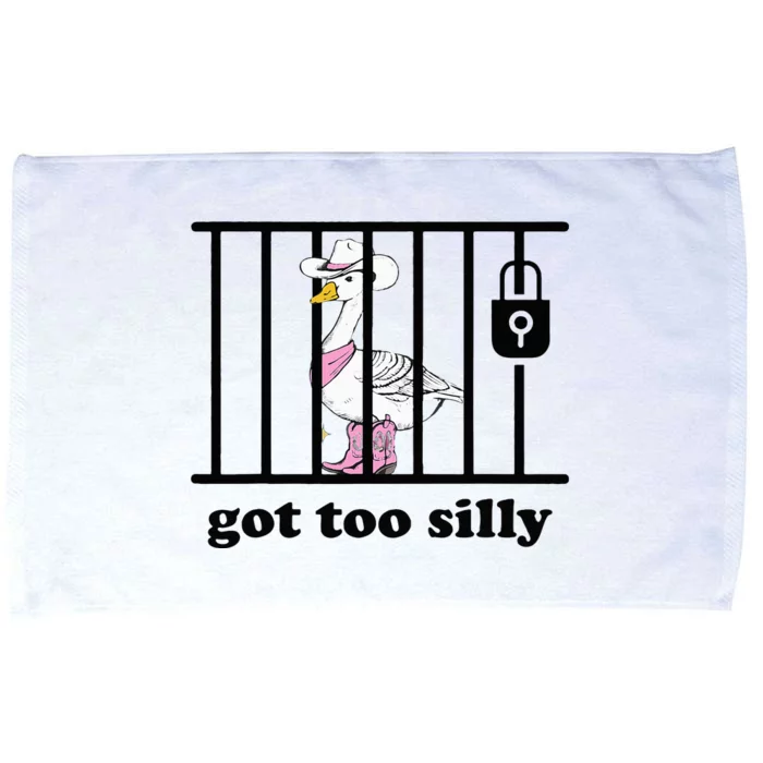 Got Too Silly Funny Silly Goose Lover Mugshot Microfiber Hand Towel