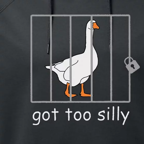 Got Too Silly  Silly Goose Performance Fleece Hoodie