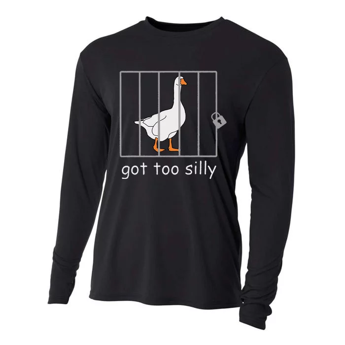 Got Too Silly  Silly Goose Cooling Performance Long Sleeve Crew