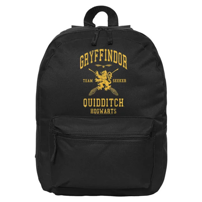 Gryffindor Team Seeker Hogwarts Quidditch 16 in Basic Backpack