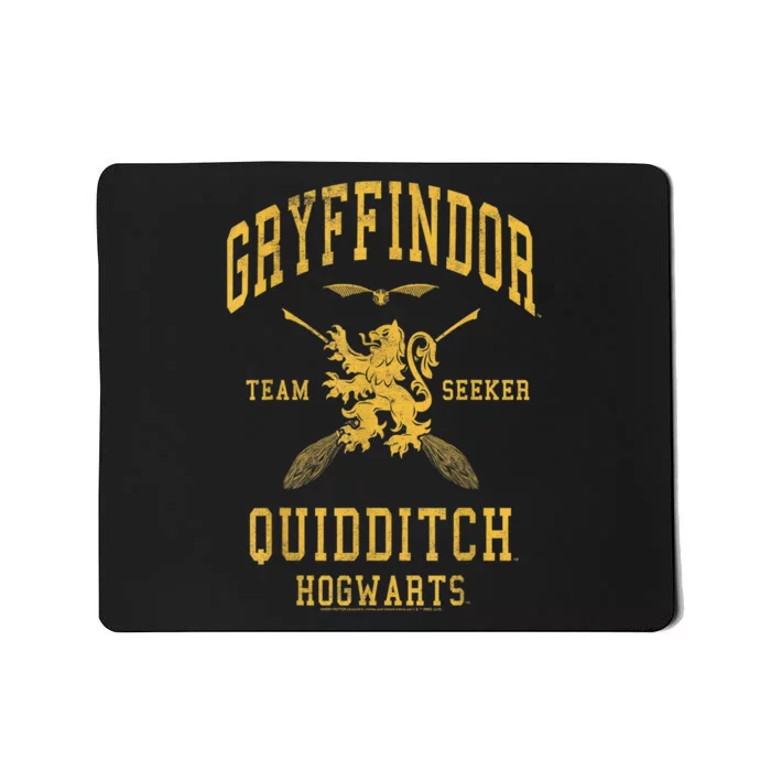 Gryffindor Team Seeker Hogwarts Quidditch Mousepad