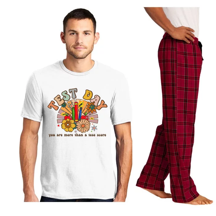 Groovy Teacher Shirt You Are More Than a Test Score Test Day Pajama Set