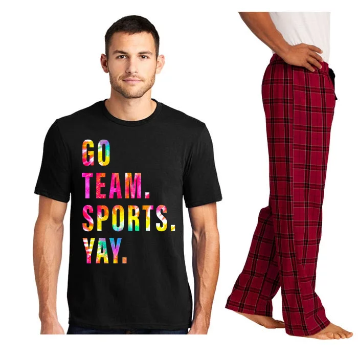 Go team. Sports. Yay.  Sports and Games Competition Team Pajama Set