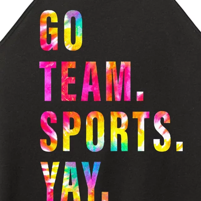 Go team. Sports. Yay.  Sports and Games Competition Team Women’s Perfect Tri Rocker Tank