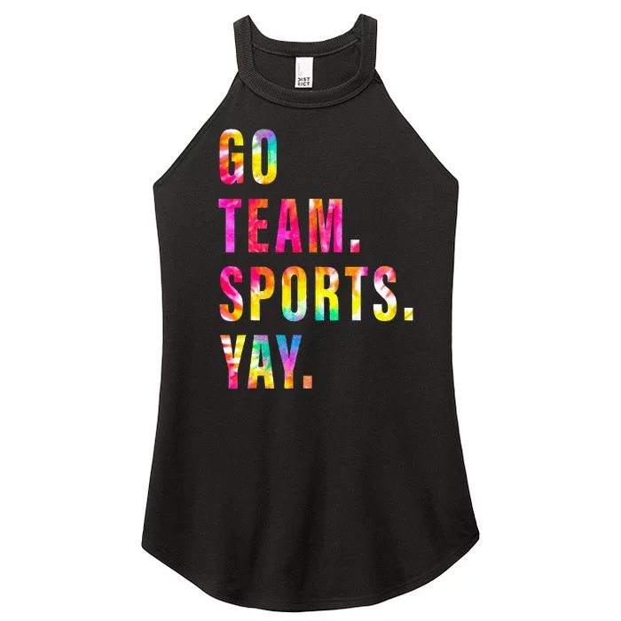 Go team. Sports. Yay.  Sports and Games Competition Team Women’s Perfect Tri Rocker Tank