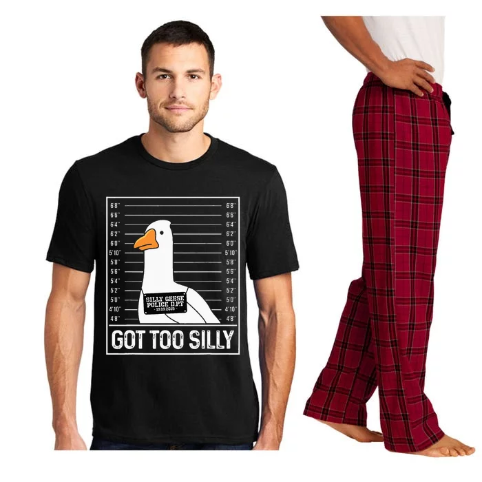 Got Too Silly Silly Goose Mugshot Goose Mugshot Pajama Set