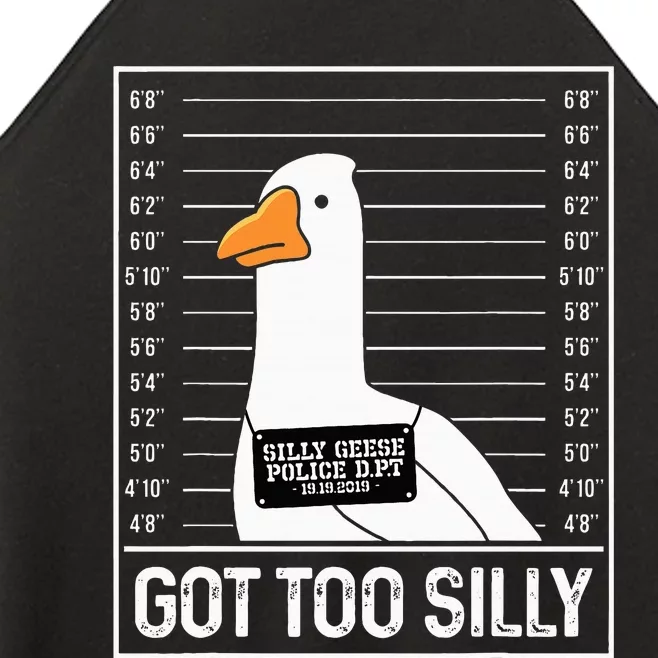 Got Too Silly Silly Goose Mugshot Goose Mugshot Women’s Perfect Tri Rocker Tank