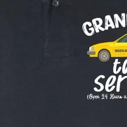 Grandmas Taxi Service Funny Grandparent Gift Softstyle Adult Sport Polo