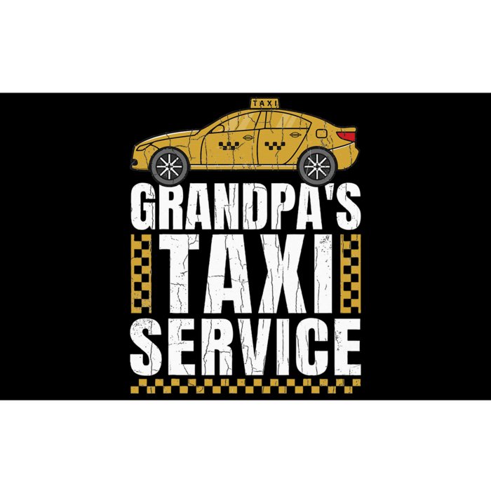 Grandpas Taxi Service Funny Taxi Driving Cab Lover Graphic Bumper Sticker