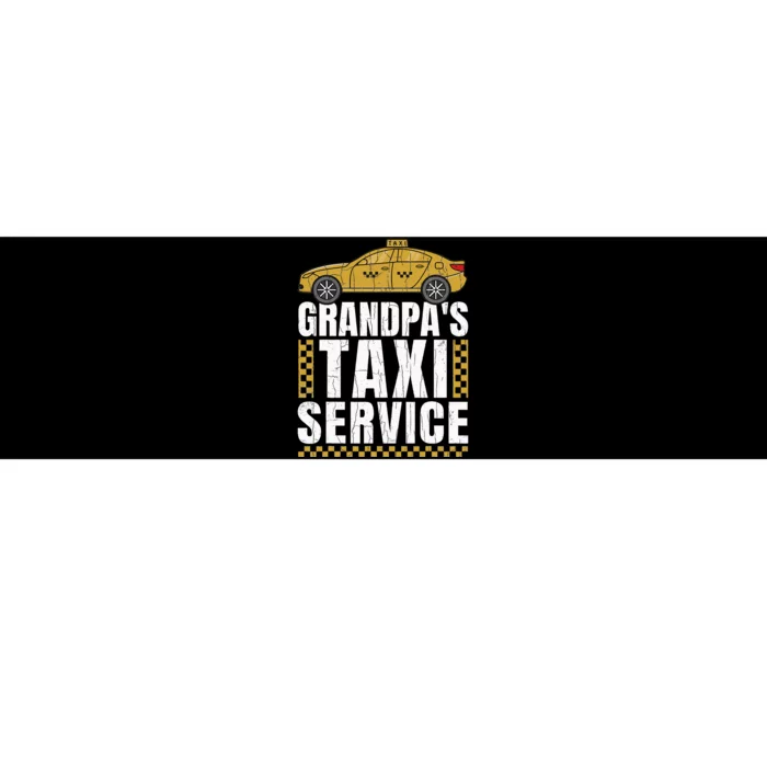 Grandpas Taxi Service Funny Taxi Driving Cab Lover Graphic Bumper Sticker