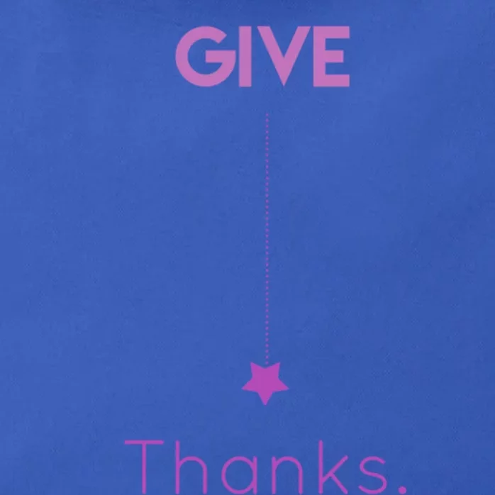 Give Thanks Star With Gratitude Gift Zip Tote Bag