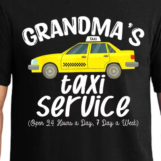 Grandma's Taxi Service Funny Grandparent Gift From Pajama Set