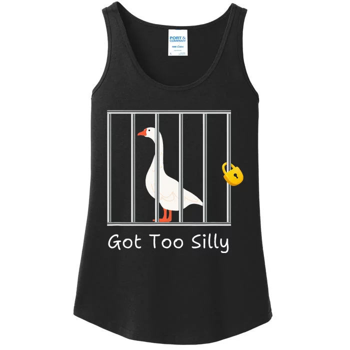 Got Too Silly Women Silly Goose Ladies Essential Tank