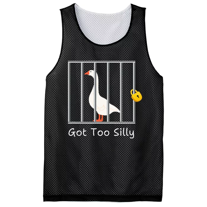 Got Too Silly Women Silly Goose Mesh Reversible Basketball Jersey Tank