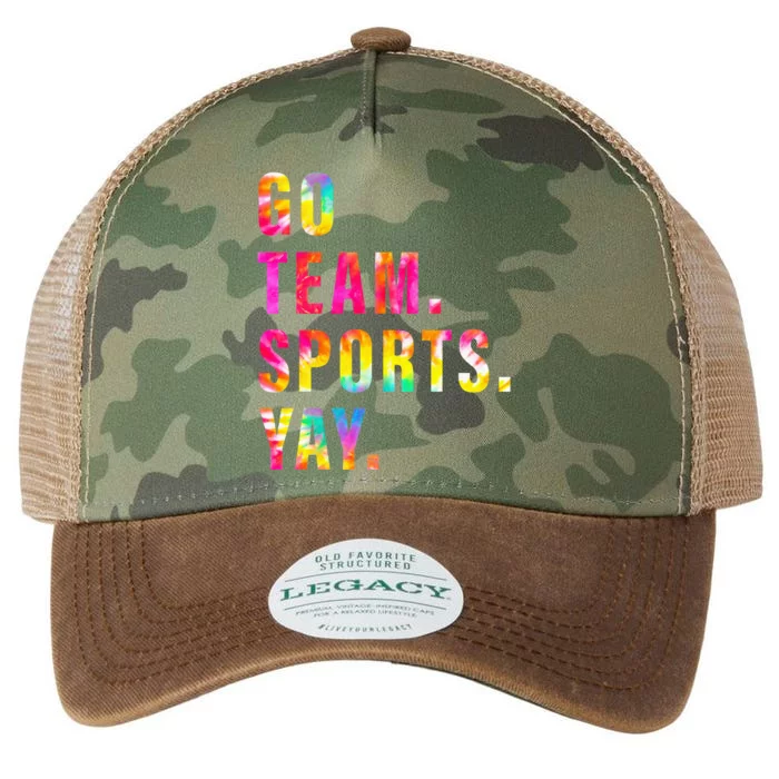 Go team Sports Yay Sports and Games Team Legacy Tie Dye Trucker Hat