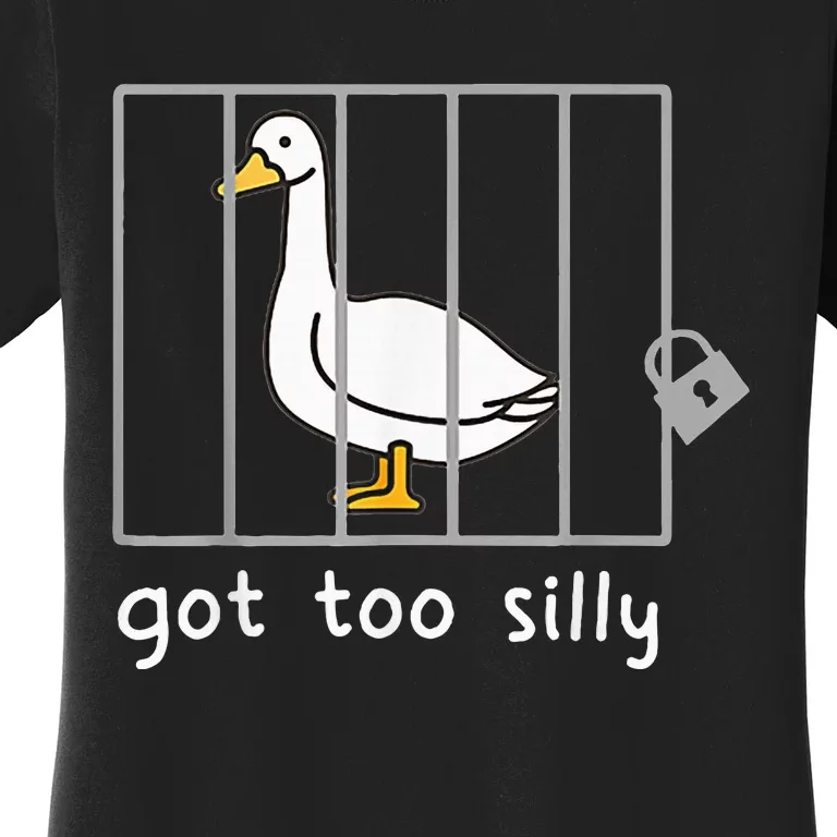 Got To Silly Funny Silly Goose In Jail Women's T-Shirt