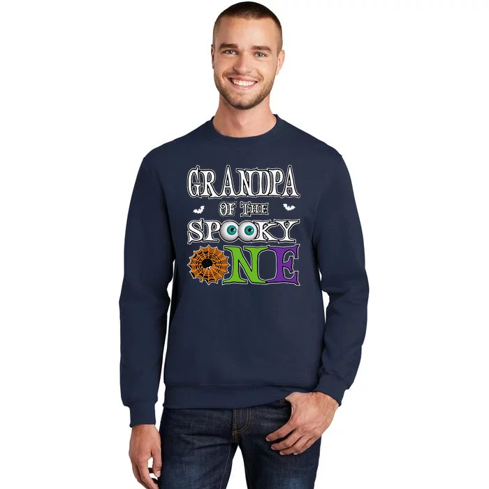 Grandpa The Spooky One 1st Birthday Halloween Theme Matching Sweatshirt