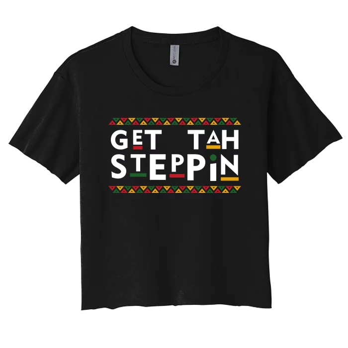 Get Tah Steppin Martin Meme Show TV Funny Women's Crop Top Tee