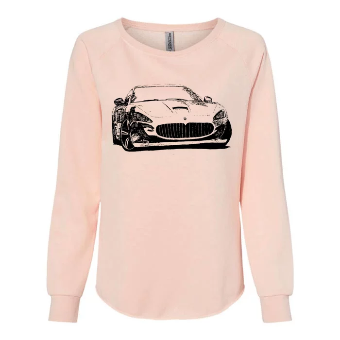 Gran Turismo Sketch Womens California Wash Sweatshirt