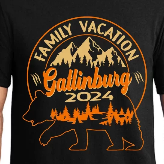 Gatlinburg Tennessee Smoky Mountains 2024 Family Vacation Pajama Set