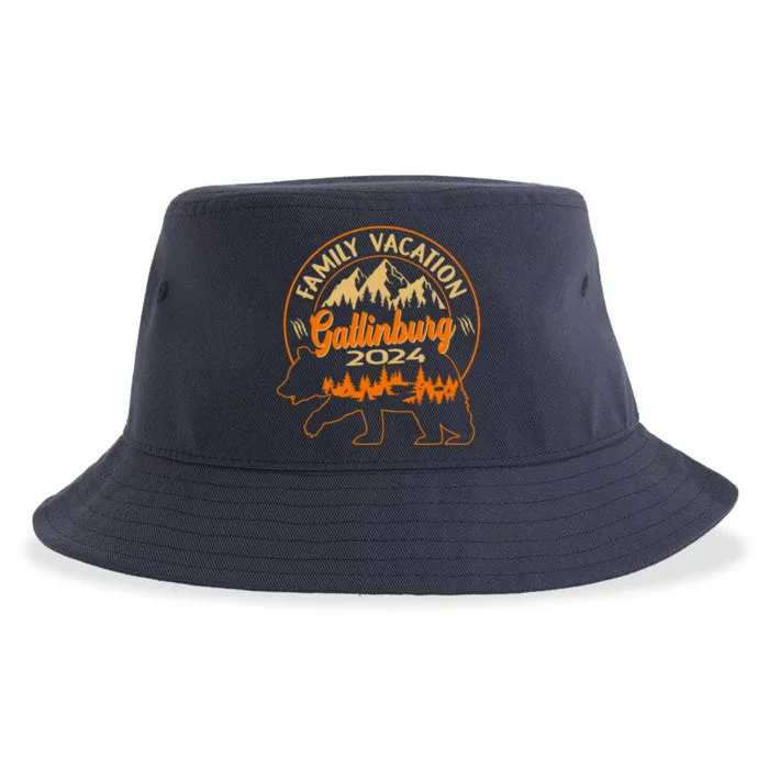 Gatlinburg Tennessee Smoky Mountains 2024 Family Vacation Sustainable Bucket Hat