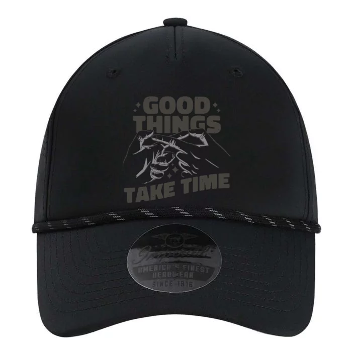 Good Things Take Time Performance The Dyno Cap