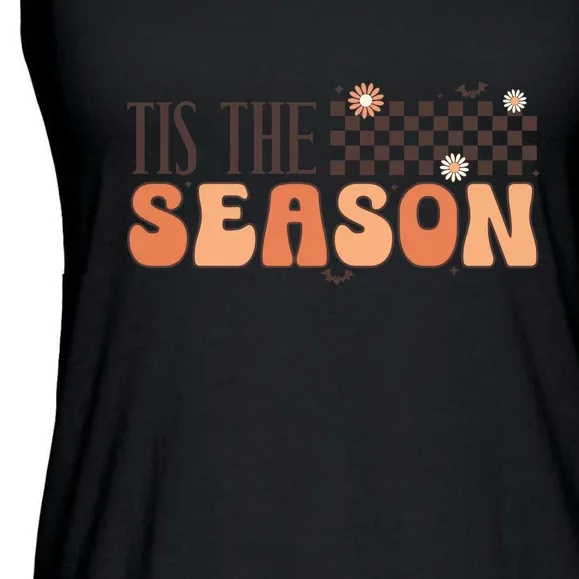 Groovy Tis The Season Halloween For Women Gift Ladies Essential Flowy Tank