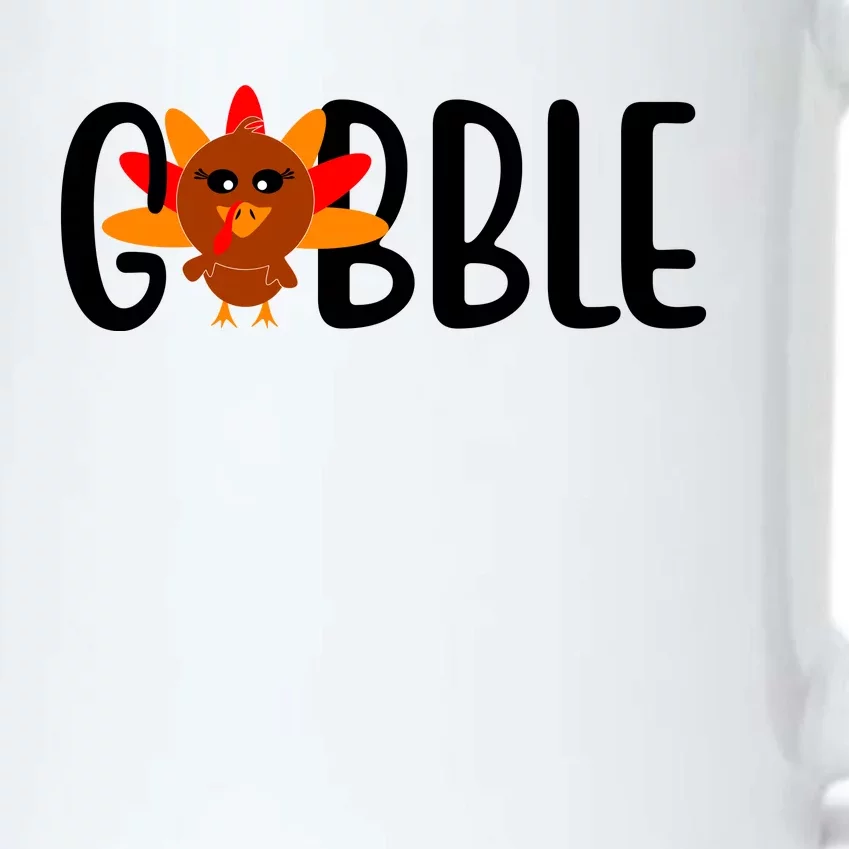 Gobble Turkey Thanksgiving Black Color Changing Mug