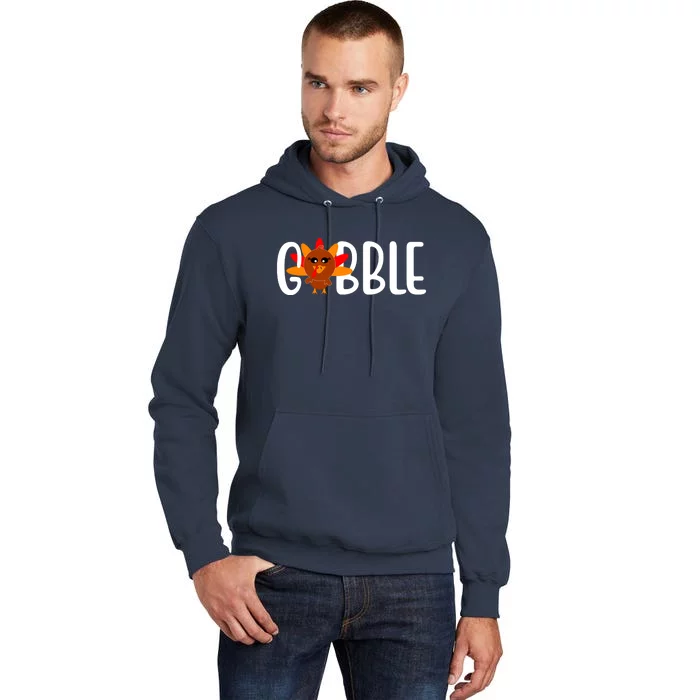 Gobble Turkey Thanksgiving Tall Hoodie