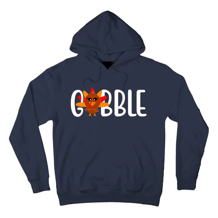 Gobble Turkey Thanksgiving Tall Hoodie