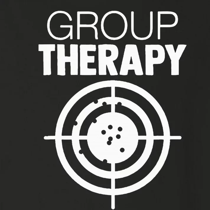 Group Therapy Target Practice Shooting Range Humor Gun Lover Toddler Long Sleeve Shirt