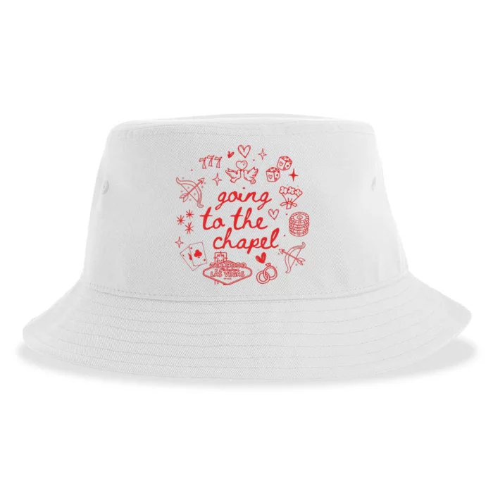 Going To The Chapel Las Vegas Theme Sustainable Bucket Hat