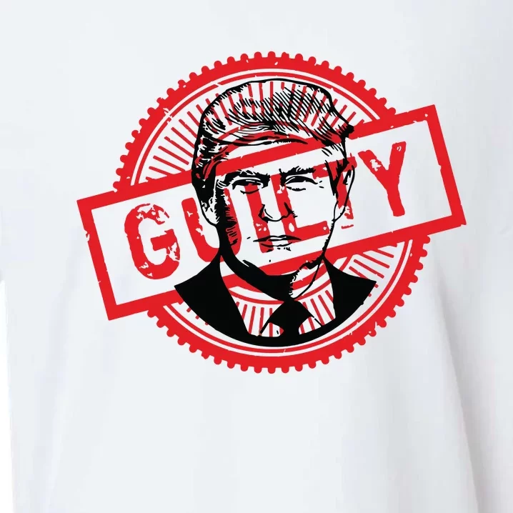 Guilty Trump Trump Found Guilty Sueded Cloud Jersey T-Shirt