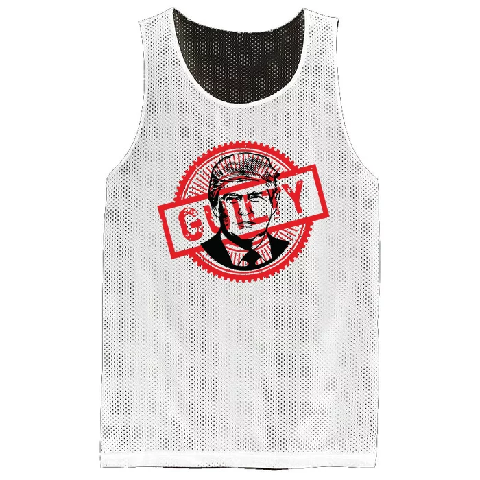 Guilty Trump Trump Found Guilty Mesh Reversible Basketball Jersey Tank