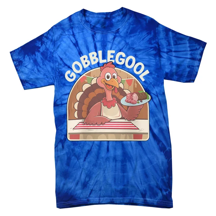 Gobblegool Turkey Thanksgiving Tie-Dye T-Shirt