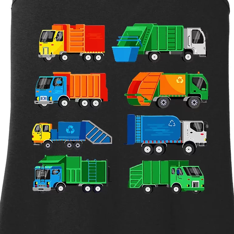 Garbage Truck Trash Waste Separation Costume Ladies Essential Tank