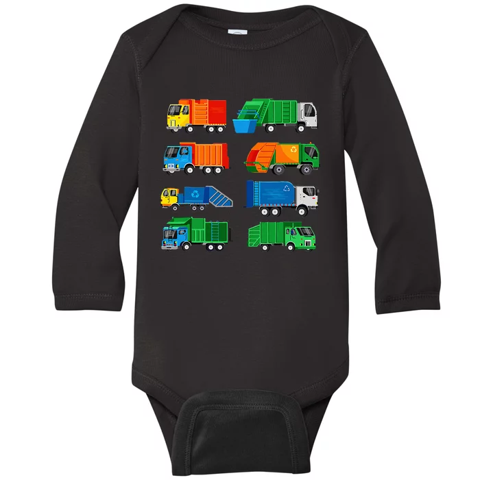 Garbage Truck Trash Waste Separation Costume Baby Long Sleeve Bodysuit