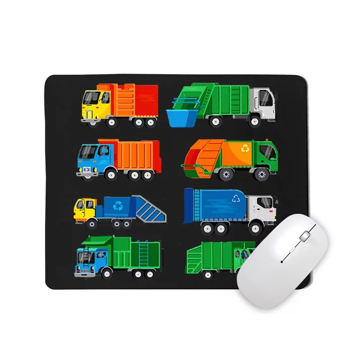 Garbage Truck Trash Waste Separation Costume Mousepad