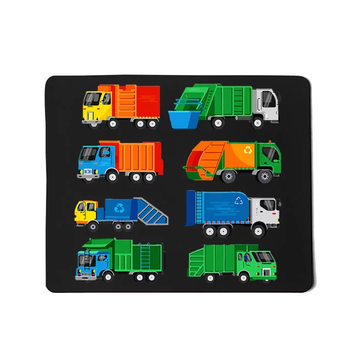 Garbage Truck Trash Waste Separation Costume Mousepad