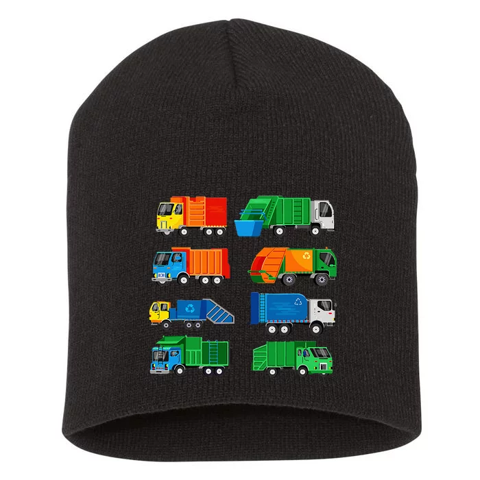 Garbage Truck Trash Waste Separation Costume Short Acrylic Beanie