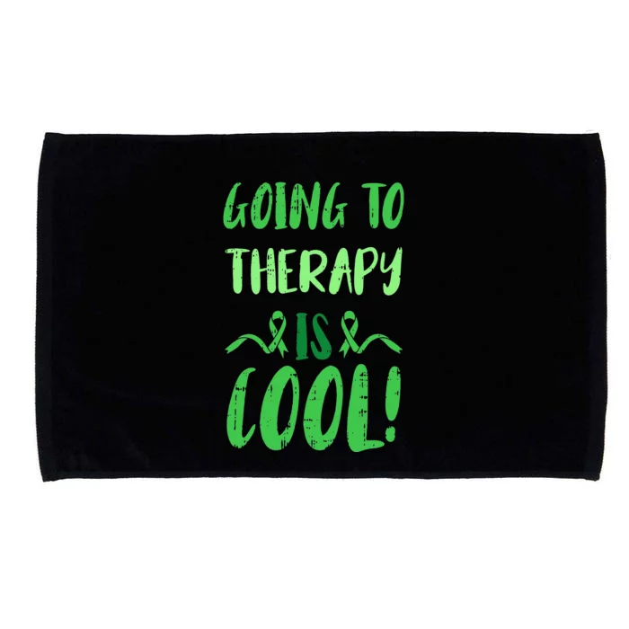 Going To Therapy Mental Health Awareness Warrior Microfiber Hand Towel