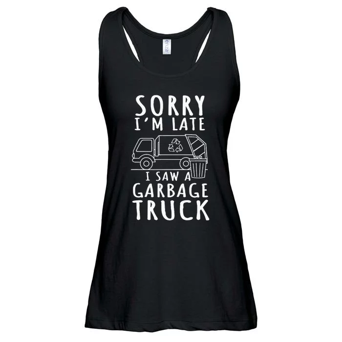 Garbage Truck Trash Collector Recycle Earth Day Ladies Essential Flowy Tank