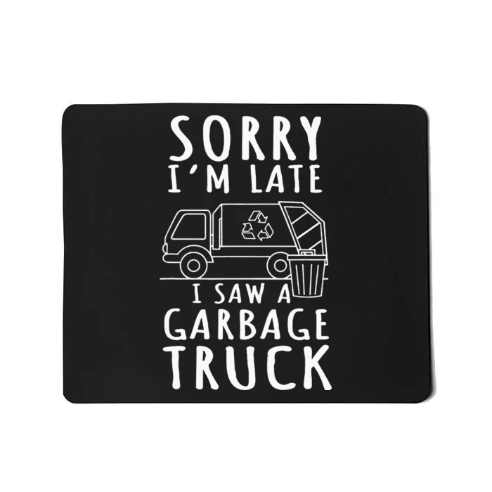 Garbage Truck Trash Collector Recycle Earth Day Mousepad