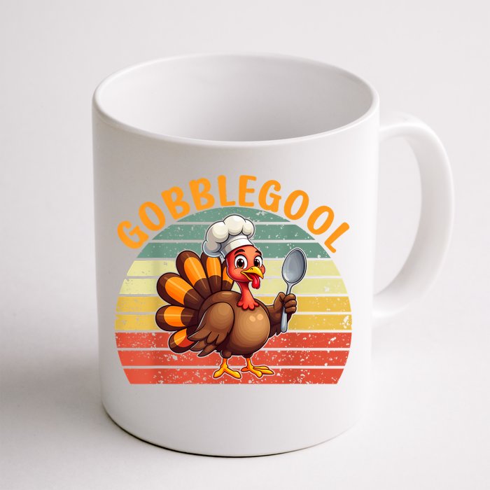 Gobblegool Turkey Thanksgiving Front & Back Coffee Mug