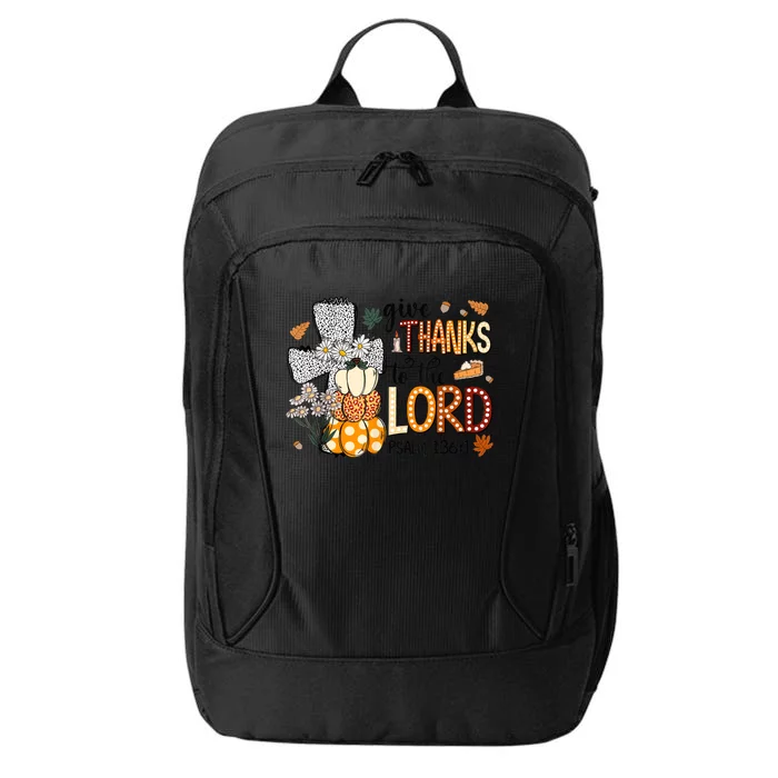 Give Thanks To The Lord Christian Fall City Backpack