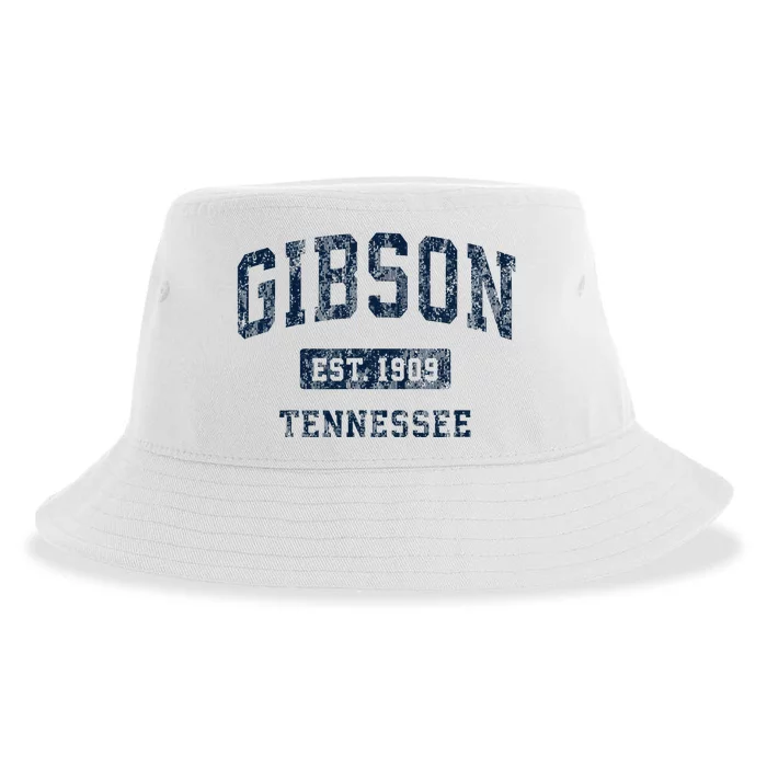 Gibson Tennessee Tn Vintage Athletic Sustainable Bucket Hat